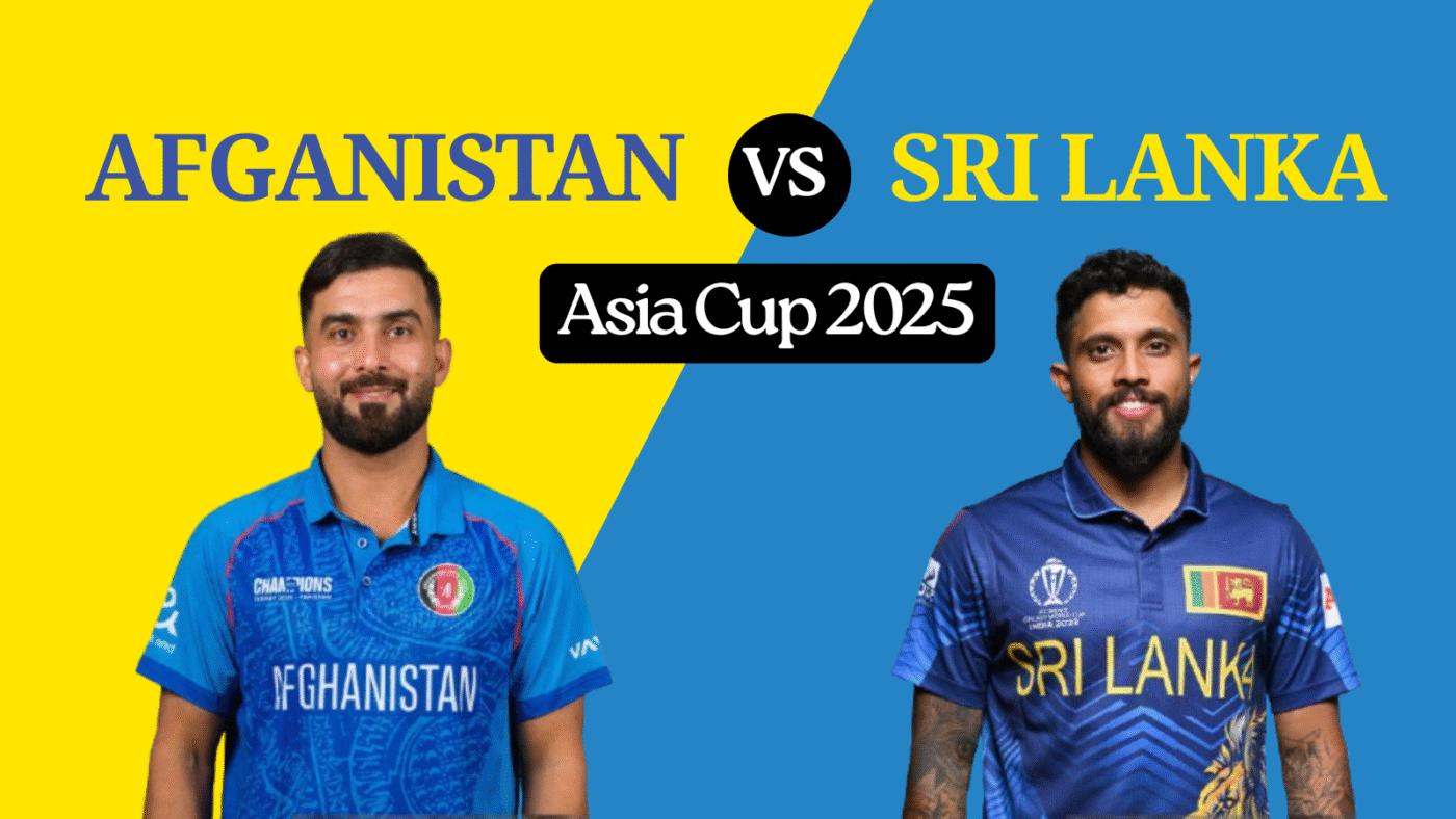 Afghanistan vs Sri Lanka : Asia Cup 2025