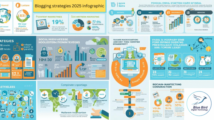Blogging strategies 2025 infographic