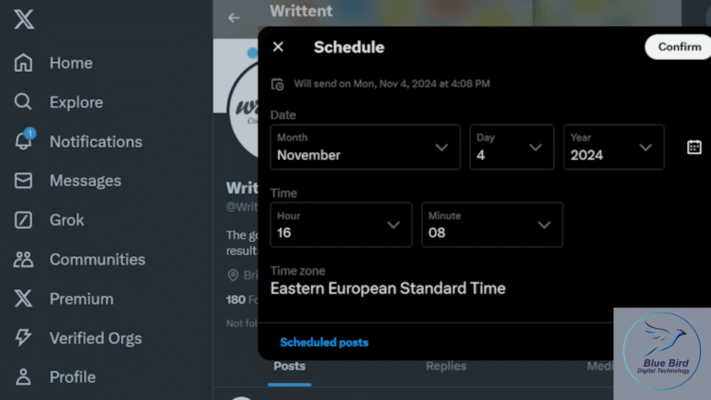 Scheduling Calendar