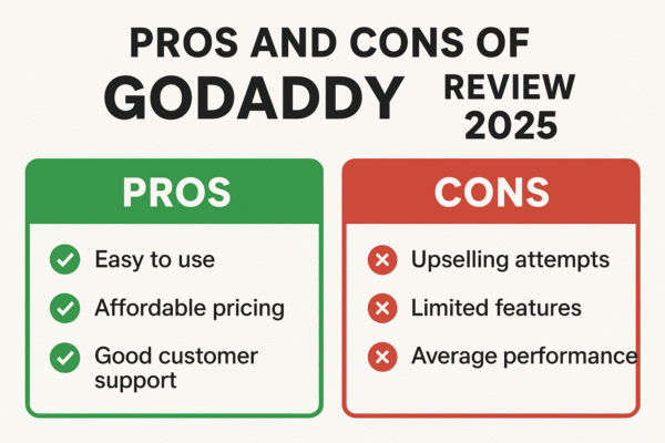 Pros and Cons of GoDaddy