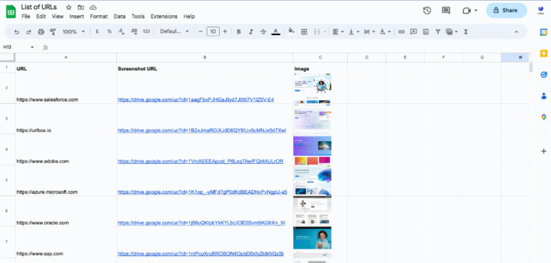 Google Sheets