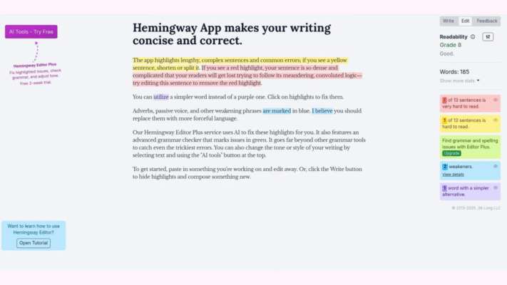 Hemingway Editor