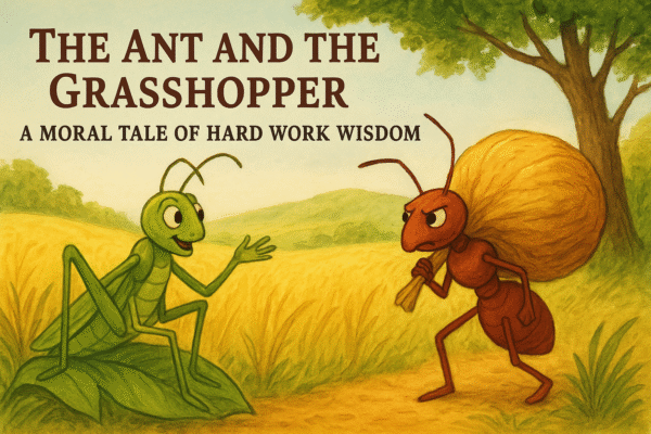 Hard Work Wisdom Ant and the Grasshopper