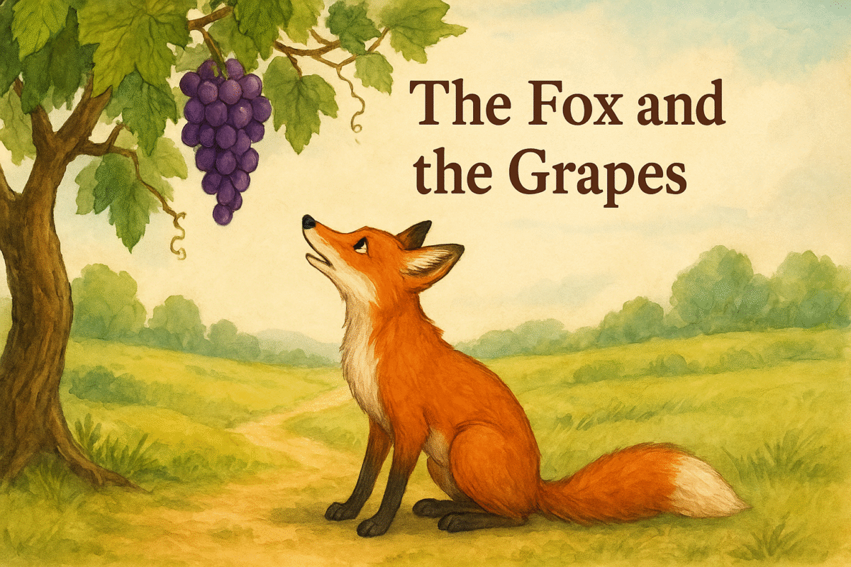Fox and Grapes Story