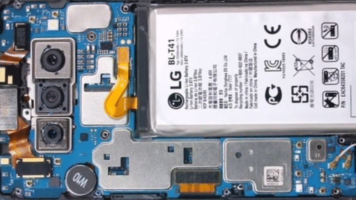 Android phone components generating heat (CPU, battery, GPU)