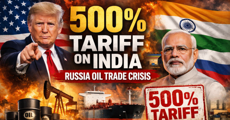 500% tariff on India